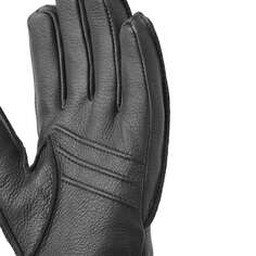 Ребристые перчатки из оленьей кожи Primaloft мужские Hestra, черный