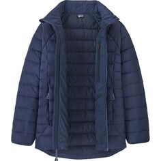 Куртка-свитер с заниженным хвостом – детская Patagonia, темно-синий