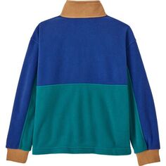 Пуловер с молнией 1/2 Microdini - Детская Patagonia, цвет Belay Blue