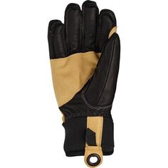 Армейские кожаные перчатки Ascent мужские Hestra, цвет Black/Natural Yellow