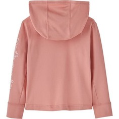 Рубашка Capilene Sun с капюшоном из шелковой ткани – для младенцев Patagonia, цвет Fitz Script/Sunfade Pink