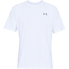 Рубашка с коротким рукавом Tech 2.0 мужская Under Armour, цвет White/Overcast Gray