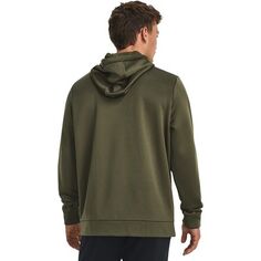 Флисовая толстовка с молнией во всю длину Armor мужская Under Armour, цвет Marine OD Green/Black