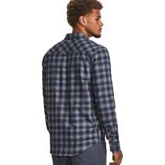 Фланелевая рубашка Tradesman Flex мужская Under Armour, цвет Downpour Gray/Gravel/Downpour Gray