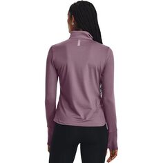 Топ с молнией 1/2 для бега Qualifier Run женский Under Armour, цвет Misty Purple/Reflective