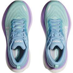 Беговые кроссовки Bondi 8 женские HOKA, цвет Airy Blue/Sunlit Ocean