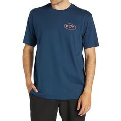 Рубашка с короткими рукавами Exit Arch мужская Billabong, темно-синий