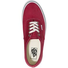 Аутентичная обувь Vans, цвет Rumba Red