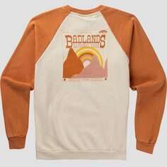 Толстовка с круглым вырезом Badlands Greatest Hits реглан Parks Project, цвет Burnt Orange