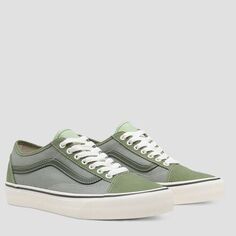 Конические туфли Old Skool VR3 Vans, цвет Green Multi