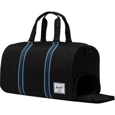 Сумка-дафл Eco Collection Novel Herschel Supply, цвет Black/Copen Blue