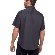 Эластичная рубашка оператора – с коротким рукавом – Мужская Black Diamond, серый