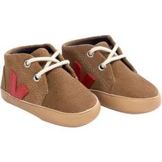 Замшевая обувь для младенцев Veja, цвет Brown Pekin