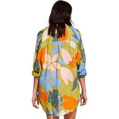 Платье-рубашка Playa женское Vitamin A, цвет EcoLinen Gauze Matisse