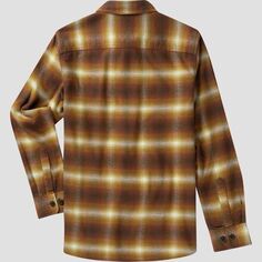 Фланелевая рубашка Burnside мужская Pendleton, цвет Brown/Ochre/Ecru Plaid
