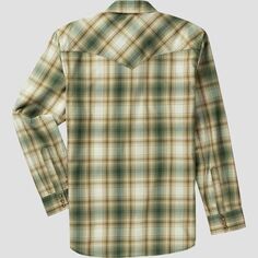 Рубашка с длинными рукавами Frontier – мужская Pendleton, цвет Tan/Green Plaid
