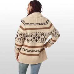 Длинный кардиган Westerley женский Pendleton, коричневый