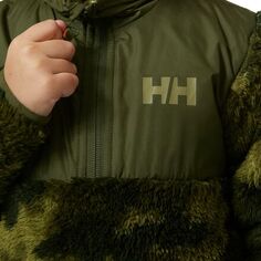 Промежуточная куртка с молнией 1/2 Champ – для малышей Helly Hansen, цвет Utility Green Aop