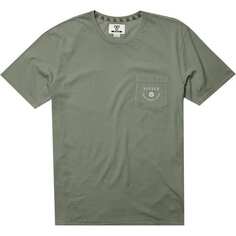 Отобранная вручную футболка с карманами и короткими рукавами мужская Vissla, зеленый
