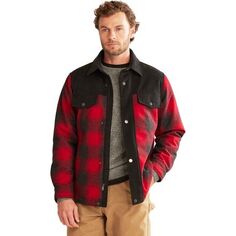Куртка-рубашка Timberline мужская Pendleton, цвет Red Ombre