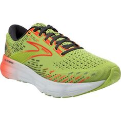 Кроссовки для бега Glycerin 20 мужские Brooks, цвет Lime/Red/Ebony