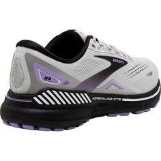 Беговые кроссовки Adrenaline GTS 23 женские Brooks, цвет Grey/Black/Purple