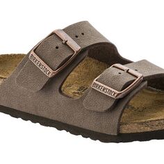 Сандалии «Аризона» — детские Birkenstock, цвет Mocha Birkibuc