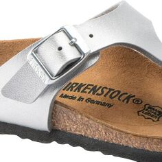 Сандалии Gizeh – для девочек Birkenstock, цвет Silver Birko-Flor