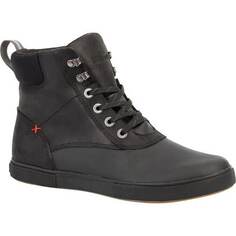 Кожаные ботинки с кружевом до щиколотки 6 дюймов мужские Xtratuf, черный