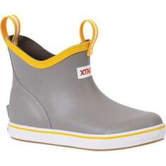 Непромокаемые ботинки до щиколотки — детские Xtratuf, серый