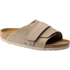 Киото Сандалии мужские Birkenstock, цвет Taupe Suede