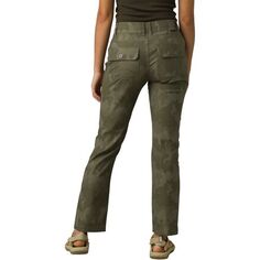 Прямые брюки Halle II - женские prAna, цвет Sage Camo
