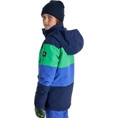 Утепленная куртка «Symbol» — для мальчиков Burton, цвет Dress Blue/Galaxy Green/Amparo Blue