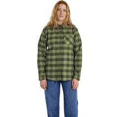 Фланелевая рубашка Favorite с длинными рукавами женская Burton, цвет Forest Moss Buffalo Plaid