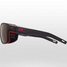 Поляризованные солнцезащитные очки Shield M Julbo, цвет Black Transluscent/Neon Orange-Reactive High Mountain