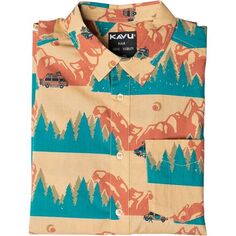 Рубашка с короткими рукавами The Jam мужская KAVU, цвет Scenic Dreamvan