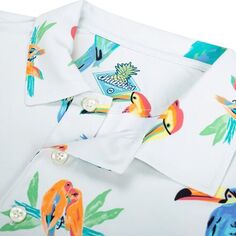 Рубашка The Birds Of Polodise мужская Chubbies, цвет Optic White/Pattern Base (Includes Plaids)
