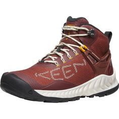 Водонепроницаемые походные ботинки NXIS Evo Mid женские KEEN, цвет Andorra/Golden Yellow