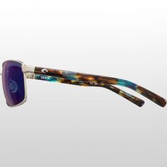 Поляризационные солнцезащитные очки Ponce 580P Costa, цвет Brushed Silver Frame/Blue Mirror