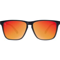 Поляризованные солнцезащитные очки Fast Lanes Knockaround, цвет Matte Black/Red Sunset