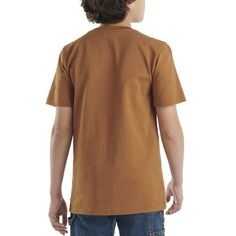 Футболка с карманами и короткими рукавами – для мальчиков Carhartt, коричневый
