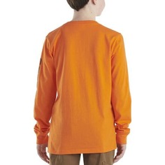 Футболка с карманами и длинными рукавами – для мальчиков Carhartt, оранжевый