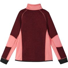 Флисовый свитер Laskien – для девочек Reima, цвет Jam Red