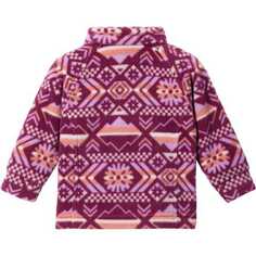 Флисовая куртка с принтом Benton Springs II – для маленьких девочек Columbia, цвет Marionberry Checkered Peaks