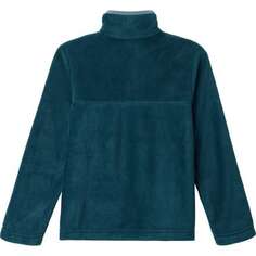 Флисовый пуловер Steens Mountain на кнопке 1/4 — для мальчиков Columbia, цвет Night Wave/Metal