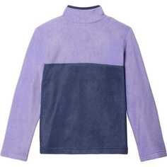 Флисовый пуловер Steens Mountain на кнопке 1/4 — для девочек Columbia, цвет Nocturnal/Paisley Purple