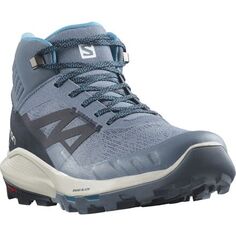 Походные ботинки Outpulse Mid GTX мужские Salomon, цвет China Blue Carbon Lunar Rock