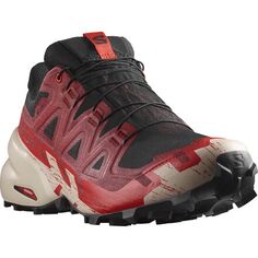 Кроссовки для трейлраннинга Speedcross 6 GTX мужские Salomon, цвет Black/Red Dalhia/Poppy Red