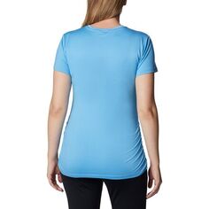 Рубашка с короткими рукавами Leslie Falls женская Columbia, цвет Vista Blue