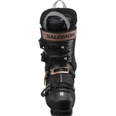 Лыжные ботинки S/Pro Alpha 90 — 2024 женские Salomon, цвет Black/Rose Gold/Metallic Silver